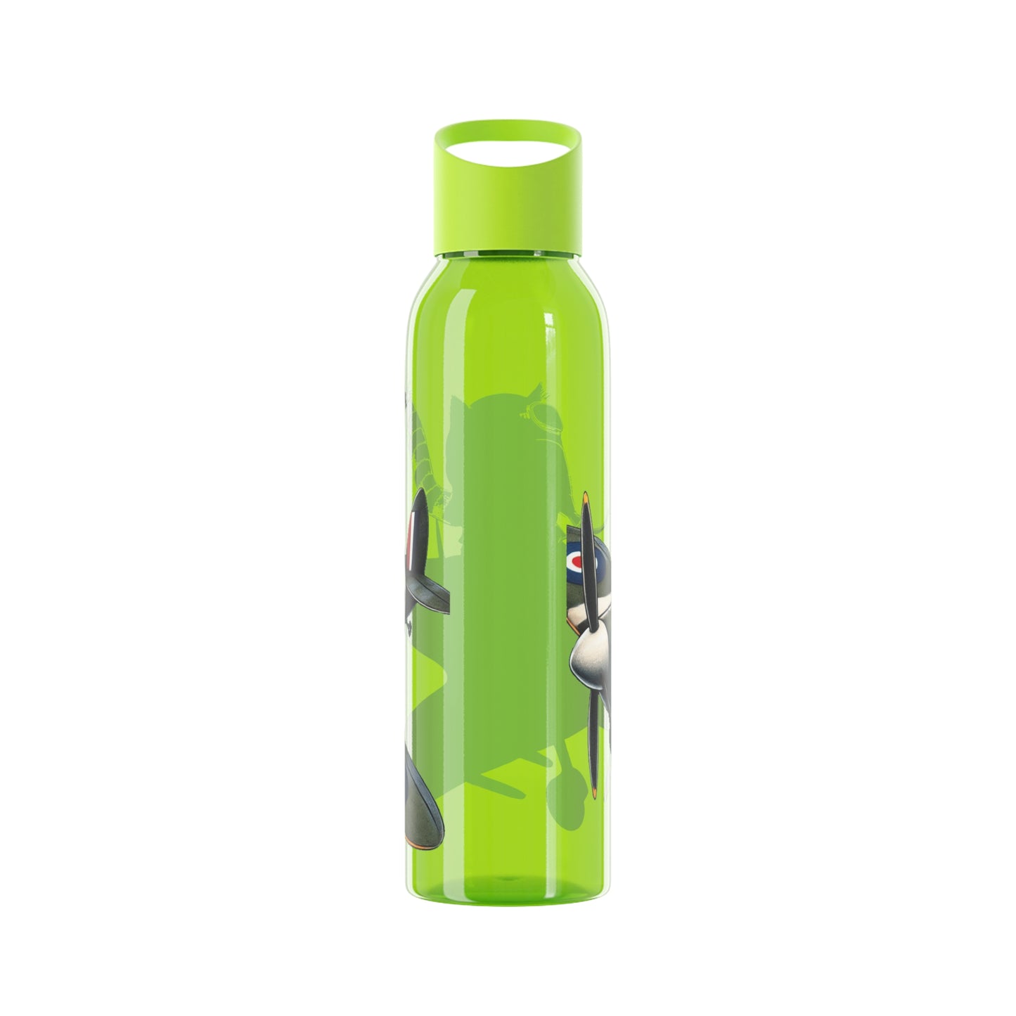 Cat Flying Spitfire Water Bottle
