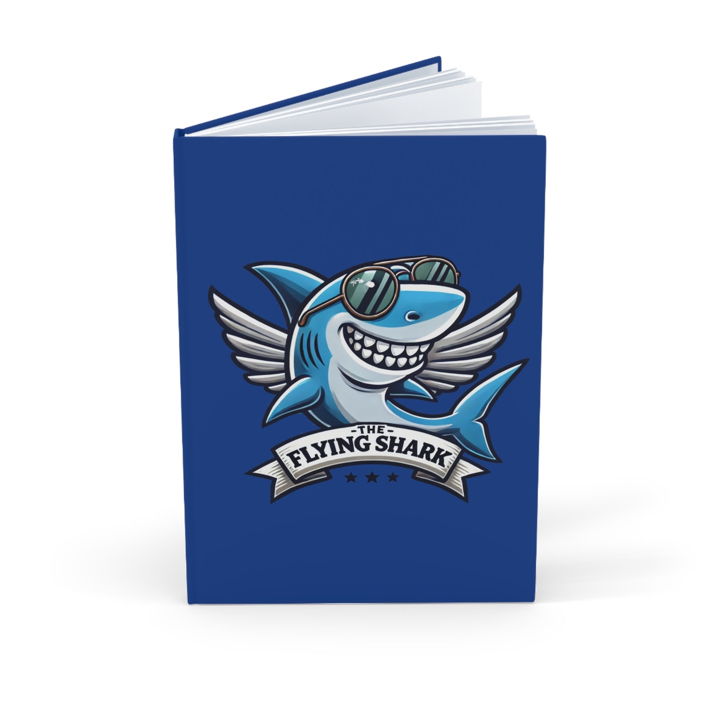 The Flying Shark Hardcover Journal - A5